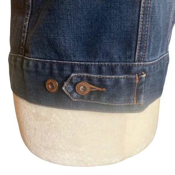 GAP Denim Jean Jacket Southwest Embroidered Native American Indian Art - Picture 10 of 13